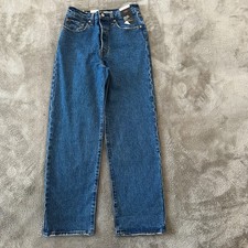 NWT Levis Ribcage Straight Leg Ankle Jeans Women's size 27 Button Fly