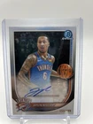 2025-26 Bowman Chrome Jaylin Williams Refractor Auto /499