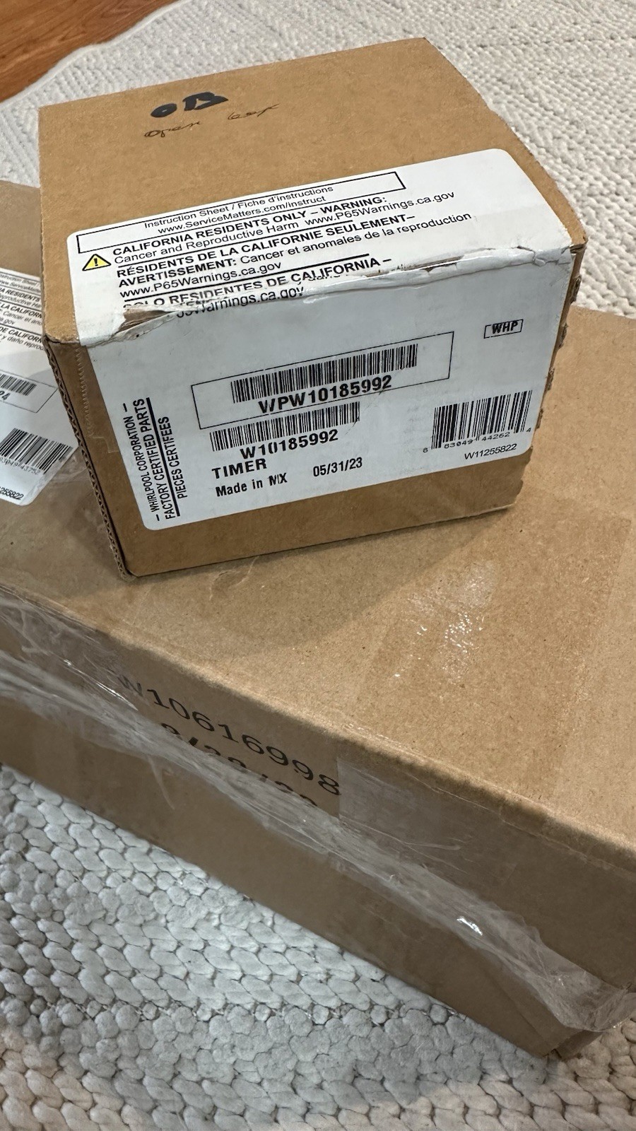 Whirlpool Genuine OEM Dryer Timer Model WPW10185992 W10185992  