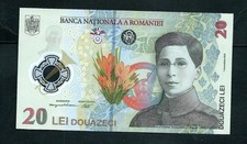 Romania 20 Lei 2021 Polymer UNC