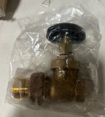 #ad QTY 2 OEM PROFLO PF435F 3 4quot; Steam Radiator Straight Valve $51.99