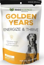 VetriScience Golden Years Energize and Thrive Complete Daily Multivitamin with