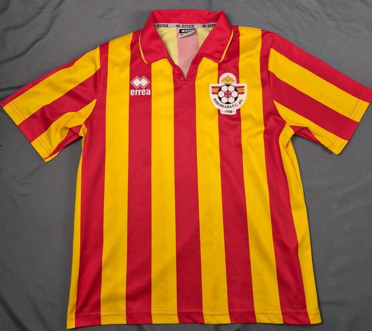 Vintage 2000 2001 Birkirkara FC Malta Football Jersey Errea Soccer Kit Size XS