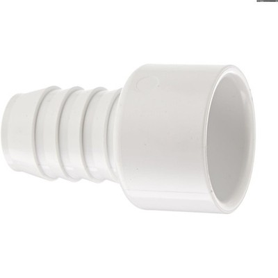 1'' Barbed x 1'' Socket PVC Pipe Adapter   Safe, Durable, Schedule 40 Connection