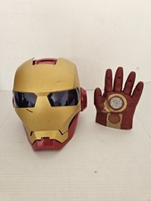 IRON MAN 2010 ELECTRONIC TALKING HELMET MASK MARVEL HASBRO SOUND  LIGHTS WORK