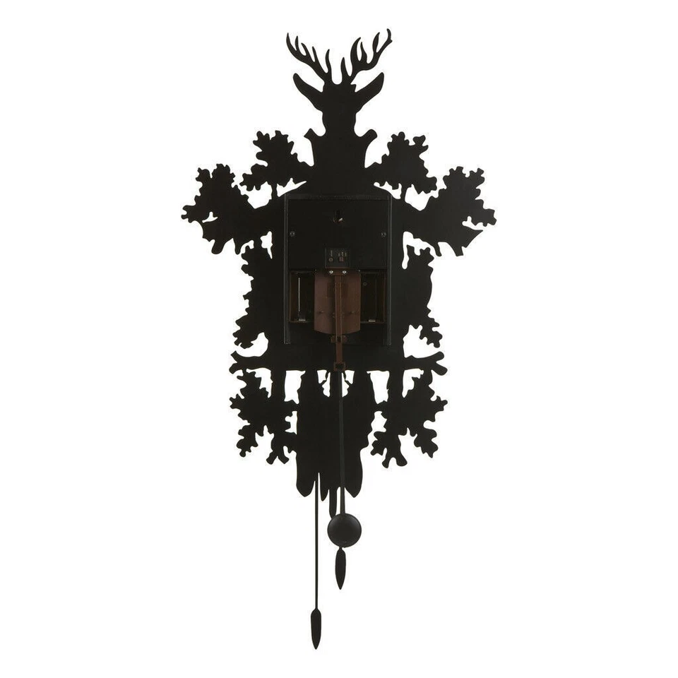 CUCU 373 nero Diamantini Domeniconi Orologio con cucu e pendolo made in Italy - Immagine 2 di 2