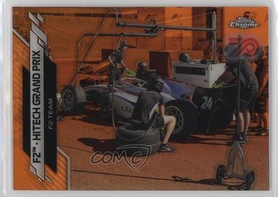 2020 Chrome Formula 1 70th Anniversary Orange Refractor Hitech Grand Prix 0tj1