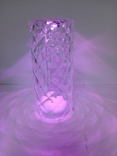 Diamond Rose Lamp Color Changing Touch Lamp w/Remote  USB Rechargeable