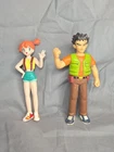 Vintage 1998 TOMY Pokémon Brock & Misty Figure Original Gym Leader Action Figure