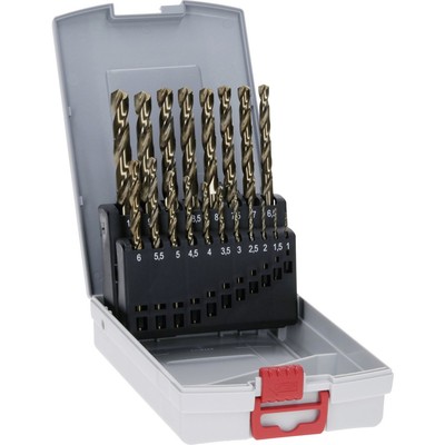 Bosch Accessories 2608587014 HSS Metall-Spiralbohrer-Set 19teilig 1 mm, 1.5 m...