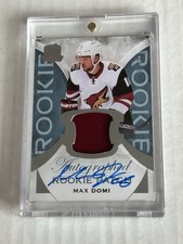 2015/16 Upper Deck The Cup Max Domi Rookie Patch Auto/99 RC Toronto Maple Leafs