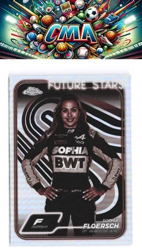 2024 Topps Chrome Formula 1 #62 Sophia Floersch Sepia Refractors