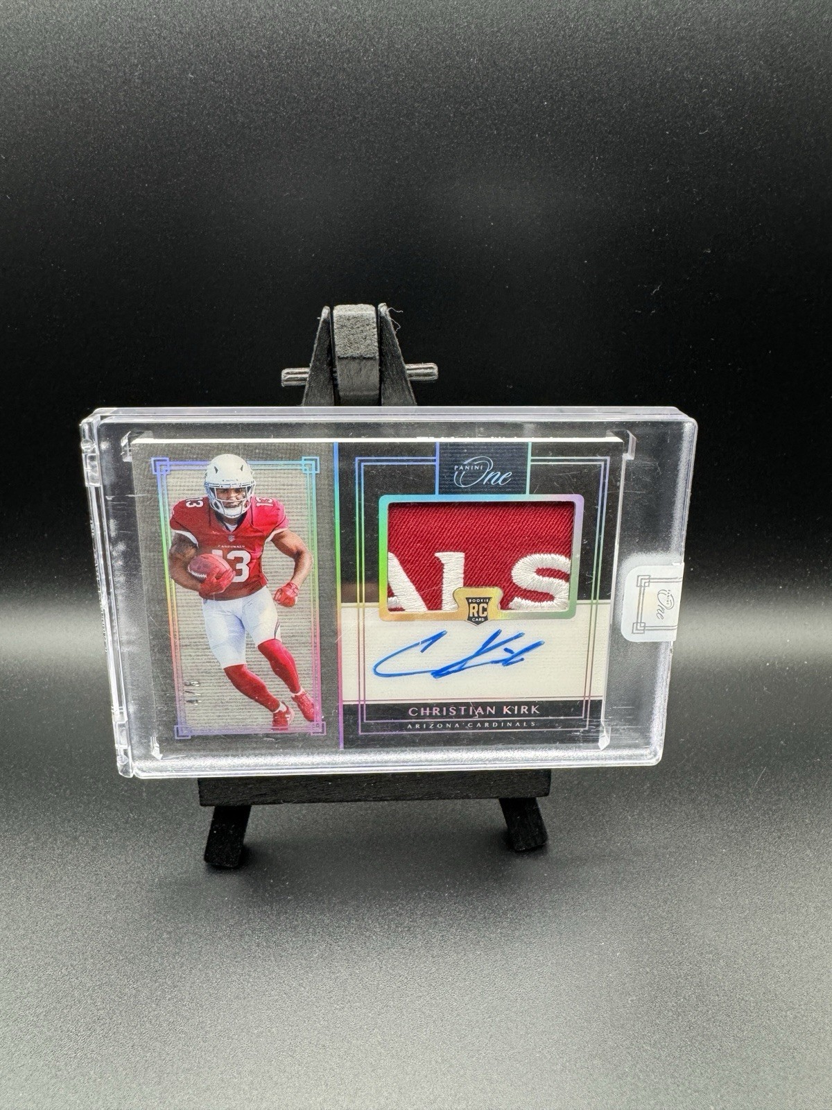 2018 Panini One - Premium Rookie Christian Kirk #49 Platinum /5 RPA