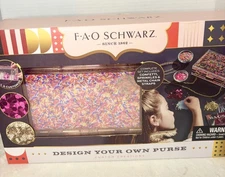 FAO Schwarz Design Your Own Purse Set Craft New Fast Shipping 