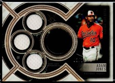 2018 Topps Museum Collection Adam Jones Quad Relics Gold /25