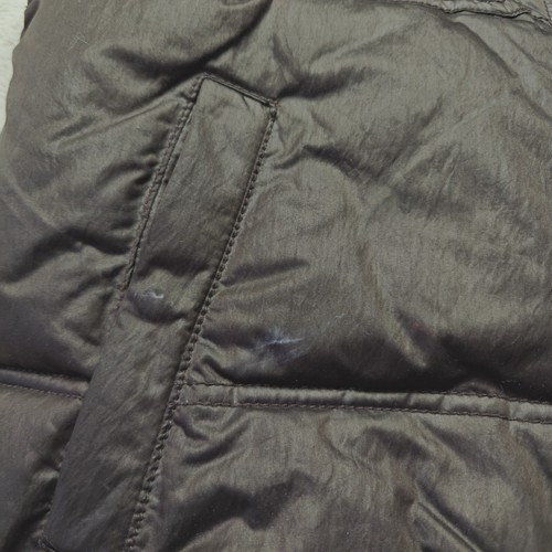 Zara Zip Up Puffer Vest Men's M Brown Insulated Thermal Winter - Picture 4 of 8