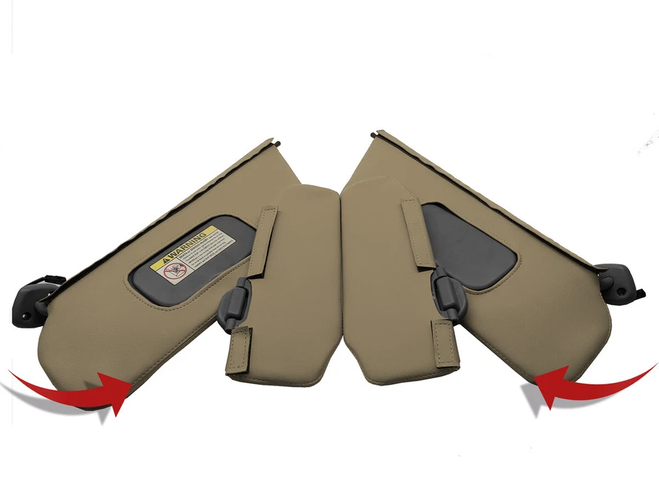 Parasoles sin recortes de espejo para Ford F250 F350 F450 F550 1999-2007 pergamino mediano Foto 2 de 4