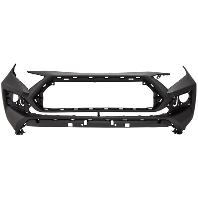 Primered Front Bumper Cover W/O PAS Holes Fits Toyota RAV4 TO1000453