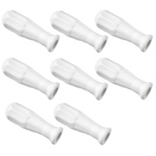 Fas KIT 8 pezzi Manopola standard per calcio balilla biliardino FAS Bianco