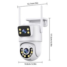 1-4 X 4K Wireless Security Camera System Outdoor Dual Lens Wifi Night Vision Cam