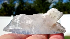 NIRVANA Quartz aka GREEN ICE Crystal Point from the Himalayan Mountains For Sale