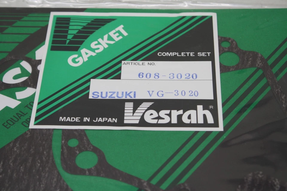 SUZUKI RM250 E/F 1984 1985 JUEGO COMPLETO JUNTA MOTOR VESRAH HECHO EN JAPÓN Foto 3 de 4