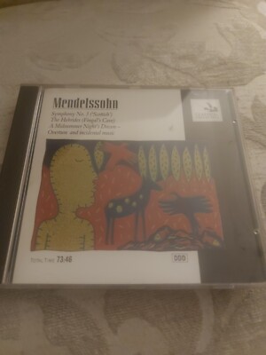 Mendelssohn.Symphony No.3 1988 CD Top-quality Free UK shipping
