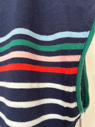 Boden navy and white striped dress size 14R - Picture 4 of 5