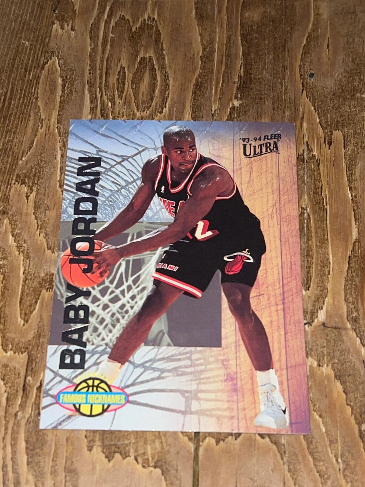 Harold Miner trading card