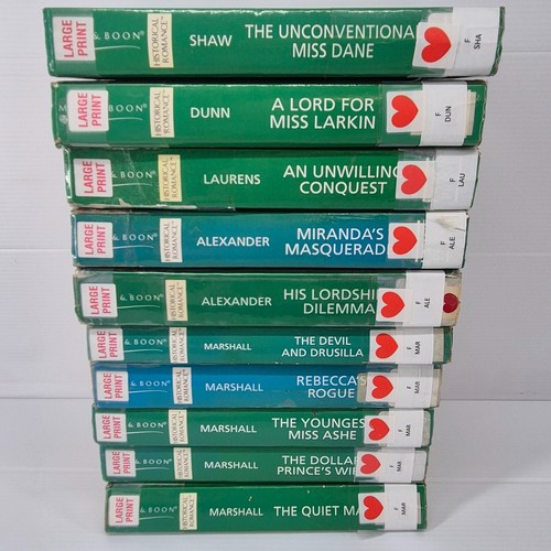 Mills And Boon Historical Romance Large Print HC Paula Marshall & Mixed Authors - Picture 10 of 12
