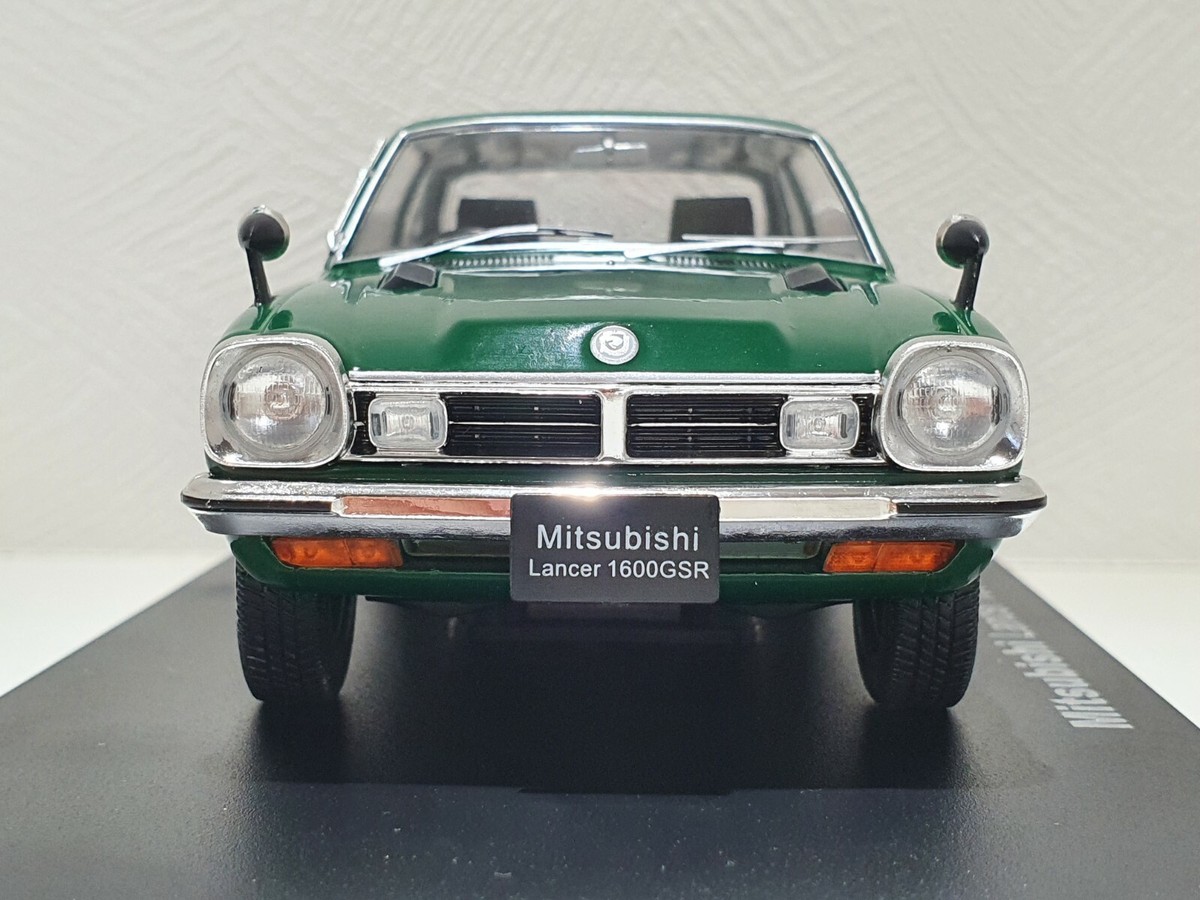 三菱ランサー1600GSR 1973 1/24スケール 1/24 Hachette 1973 MITSUBISHI LANCER 1600 GSR GREEN Colt