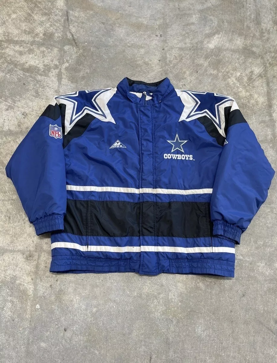 Vintage 90s Apex One Dallas Cowboys Parka Puffer Jacket NFL XL
