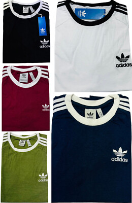 ADIDAS WUNDERSCHÖNES KURZARM ORIGINAL T-SHIRT MIT DREI STREIFEN 75% SOMMER SALE