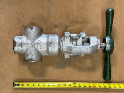 ROCKWELL EDWARD STEEL GATE VALVE BODY A105 STEM CR13 BM877N, ITEM B
