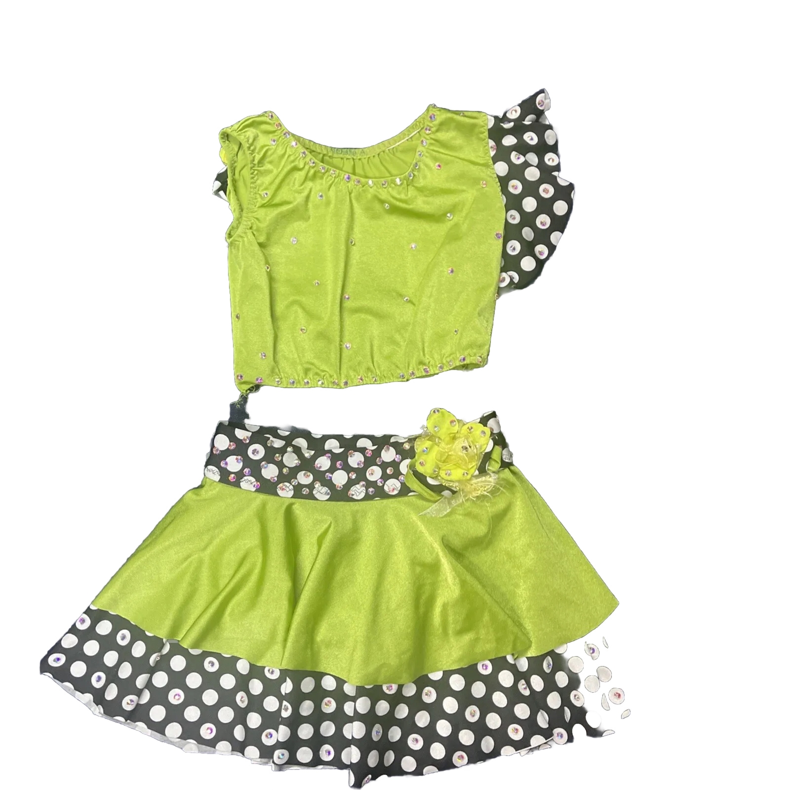 Girl 2 Pc Costume Lyrical Contemporary Dance Chil… - image 1