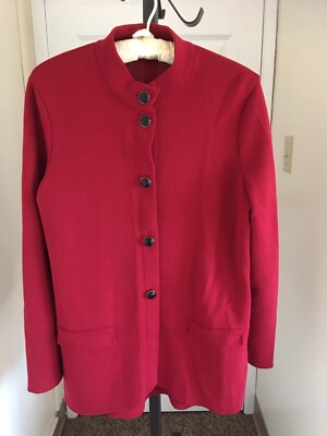 Saint James Made In France Pure New Wool Jacket Size 14 UK