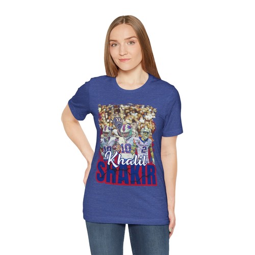 Football Fan Unisex Tee, Buffalo Bills Sports Shirt, Khalil Shakir Jersey Top - 第 8/71 張圖片