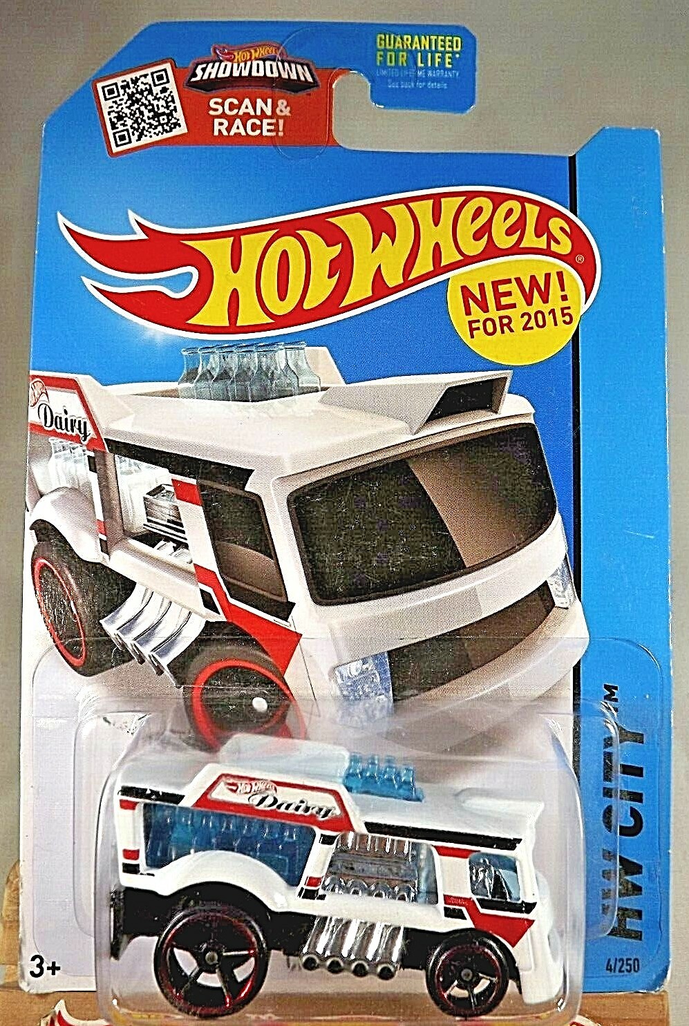 2015 Hot Wheels #4 HW City-HW City Works CHILL MILL White Variation w/Black OH5s