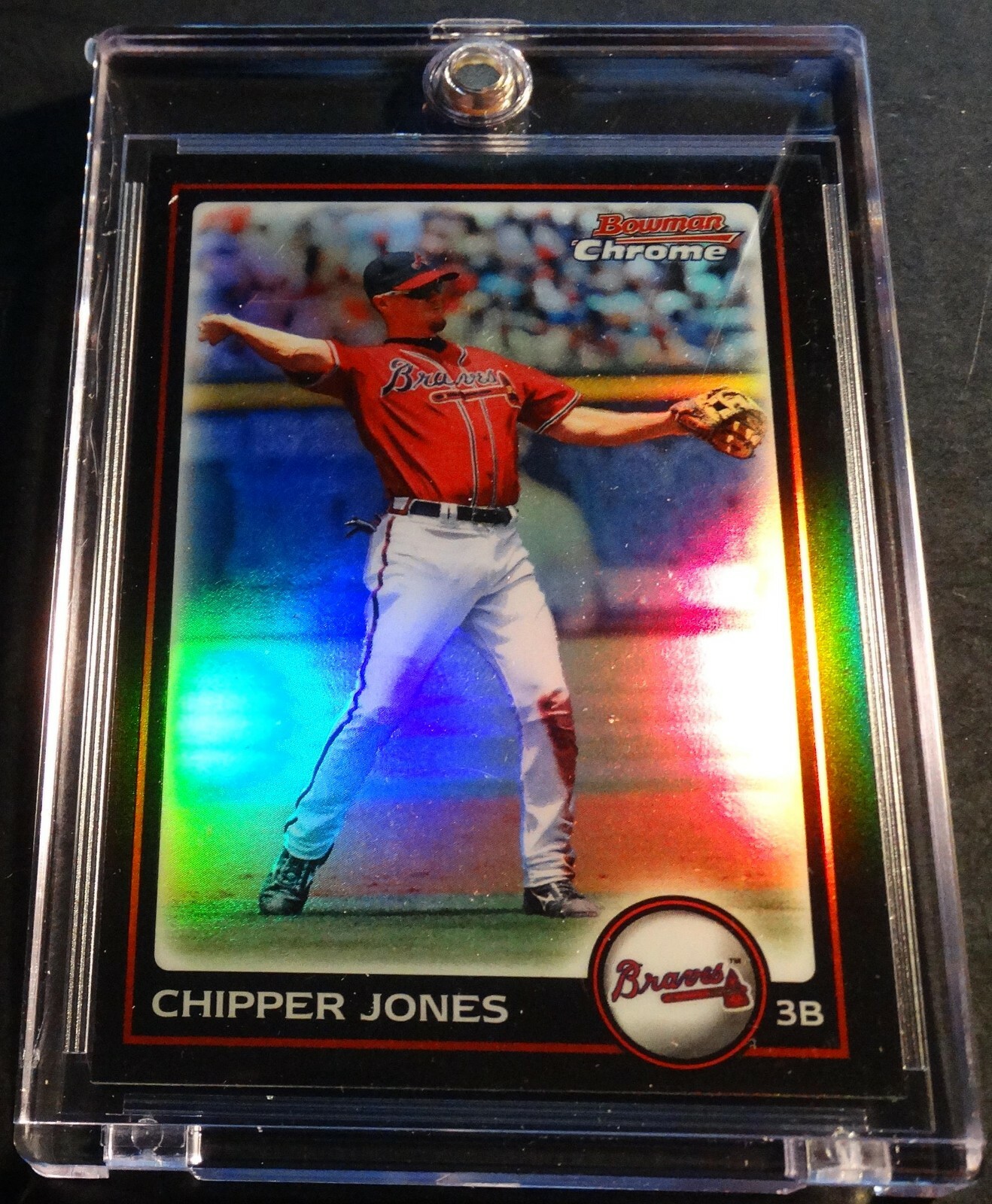 2010 CHIPPER JONES BOWMAN CHROME REFRACTOR #39 ATLANTA BRAVES (671)