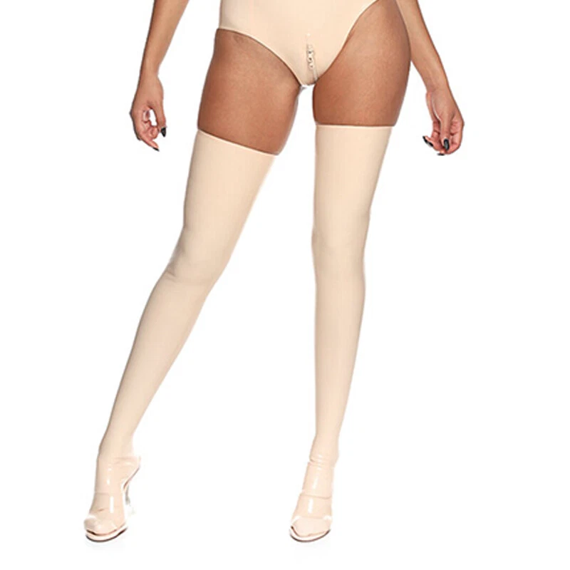 Latex Handmade Stockings For Cosplay Party Club Wear Fetish BDSM  - Image 4 of 4