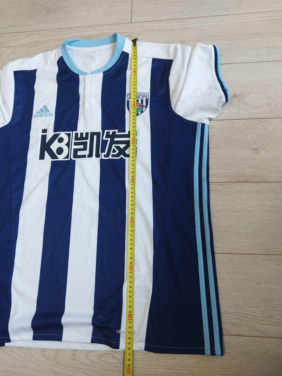 West Bromwich Albion football jersey home shirt 2016-17 Adidas