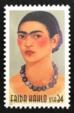 2001 Scott #3509 34¢ - FRIDA KAHLO - Artist - Single Stamp - Mint NH