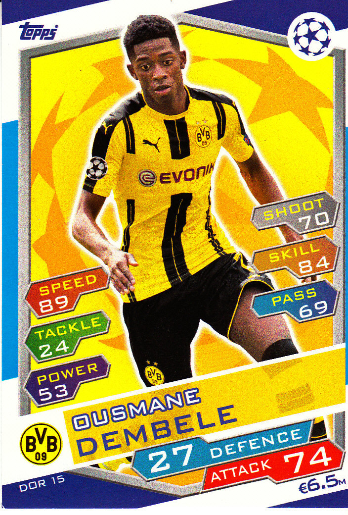 【Lio】2枚セット O.DEMBELE ØDEGAARD OUSMANE DEMBELE TOPPS MATCH ATTAX TRADING CARD GAME DOR 15 | eBay