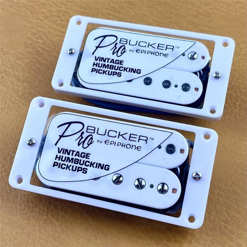 Pro Bucker White Zebra Vintage Humbucker Pickups For Epiphone Les Paul USA SHIP