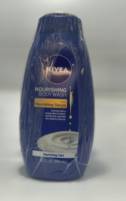 3 NIVEA Nourishing Body Wash, Nourishing Care, with Nourishing Serum, 20 oz. Ea.