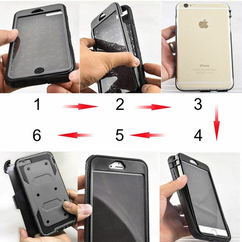 For Moto Z3 Play Moto Z4 Play Case Shockproof Hybrid With Belt Clip KickStand - Picture 12 of 33