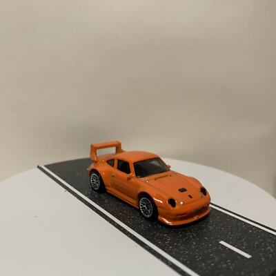 Hot Wheels Porsche 993 GT2 Orange 2014 Nightburnerz X8240 w/Lace