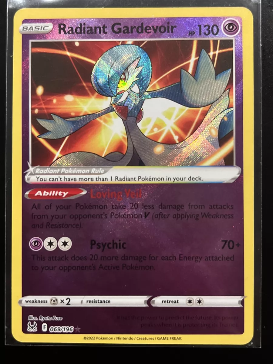 Radiant Gardevoir - 069/196 Holo Ultra Rare - Lost Origin – JAB Games13