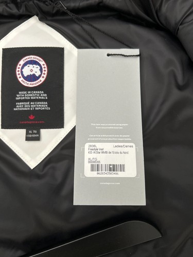 Canada Goose Freestyle Vest North Star White & Receipt Women's XLarge - NWT - Picture 8 of 14