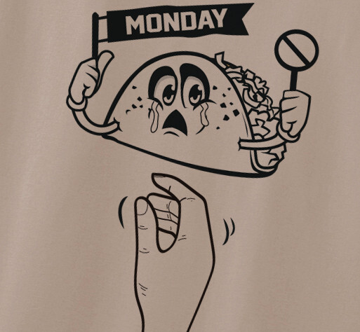 ALTRA Nuova maglietta divertente Taco Tuesday Monday dabbing bell el jefe motee maglietta